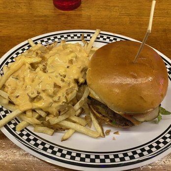 The StopAlong - Short-Stop Burger, Side of Fries - Pizza Near Me - Chicago, Illinois The StopAlong - Short-Stop Burger, Side of Fries - Pizza Near Me - Chicago, Illinois