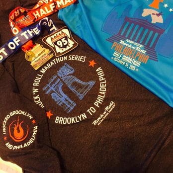 Rock 'n' Roll Marathon Series - Loved the t-shirt & Brooklyn to Philly hoodie was a bonus treat! Very nice of them - Races & Competitions Near Me