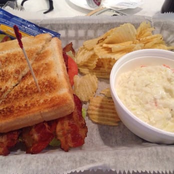 The Hangar Too - Decent BLT with good slaw. - New American Near Me - Peoria, Illinois The Hangar Too - Decent BLT with good slaw. - New American Near Me - Peoria, Illinois