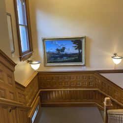 Forbes Library - Stairs from the 2nd floor