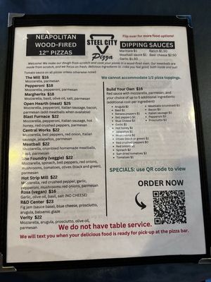 Menu photo 1 Steel City Pizza Hamilton, OH Menu photo 1 Steel City Pizza Hamilton, OH