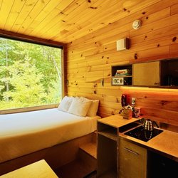 Postcard Cabins The Thumb, Outdoor Collection by Marriott Bonvoy - Bed with a view