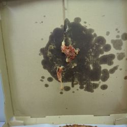 Rizza's Pizza - Taken after scraping off a bunch of cheese