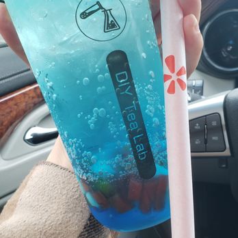 Boba Blast at Mill Creek - Blue Ocean with Rainbow Jelly, 25% Sweetness and Regular Ice - Bubble Tea Near Me - Mill Creek, Washington Boba Blast at Mill Creek - Blue Ocean with Rainbow Jelly, 25% Sweetness and Regular Ice - Bubble Tea Near Me - Mill Creek, Washington