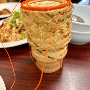 Vientian Cafe - cute sticky rice basket - Vietnamese Near Me - Oakland, California Vientian Cafe - cute sticky rice basket - Vietnamese Near Me - Oakland, California