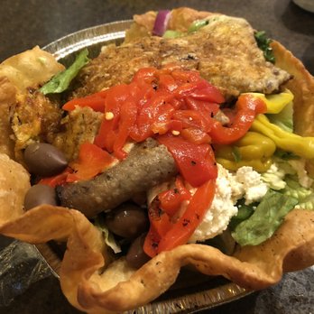 Greek Unique - Mt. Olympus (signature salad) - Greek Near Me - Ashburn, Virginia Greek Unique - Mt. Olympus (signature salad) - Greek Near Me - Ashburn, Virginia