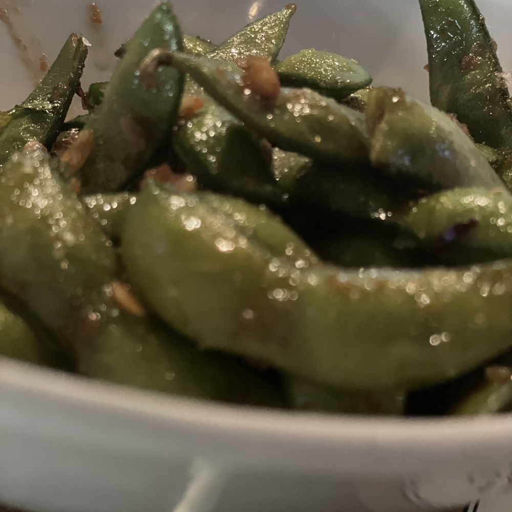 FishBar - Spicy garlic edamame - Seafood Near Me - Manhattan Beach, California FishBar - Spicy garlic edamame - Seafood Near Me - Manhattan Beach, California