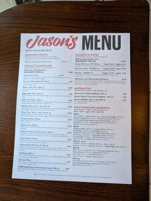 Menu photo 7 Jason's Deli Scottsdale, AZ Menu photo 7 Jason's Deli Scottsdale, AZ
