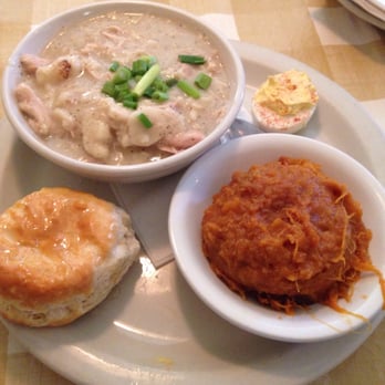 Dish - Chicken & Dumplings with Mashed Sweet Potatoes - Southern Near Me - Charlotte, North Carolina Dish - Chicken & Dumplings with Mashed Sweet Potatoes - Southern Near Me - Charlotte, North Carolina