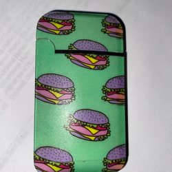 Smoker's Outlet - ZENGAZ Lighter w/hamburgers. Looks like a crabby patty off SpongeBob!
