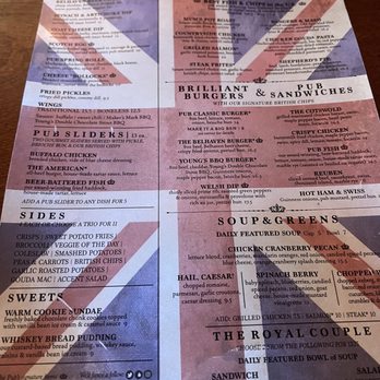 The Pub - Beavercreek - Menu - Pubs Near Me - Beavercreek, Ohio
