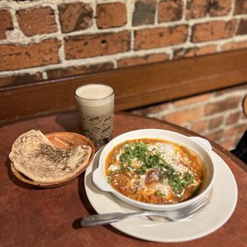 Aroma Cafe - Shakshuka and chai latte - Coffee & Tea Near Me - San Rafael, California
