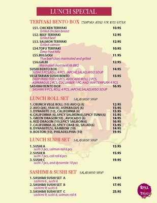 Menu photo 5 Roll & Thai Toronto, ON