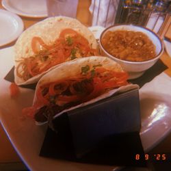 Boulder Beer Bar & Restaurant - Brisket tacos with baked beans