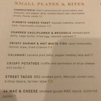 44 Mills Kitchen + Tap - Small Plates - New American Near Me - Concord, North Carolina