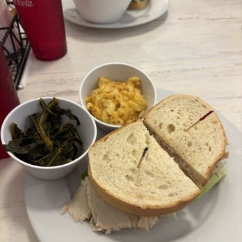 D'egg Diner Pembroke - Turkey Sandwich and Mac N' Cheese w/a side of Collards - Breakfast & Brunch Near Me - Virginia Beach, Virginia D'egg Diner Pembroke - Turkey Sandwich and Mac N' Cheese w/a side of Collards - Breakfast & Brunch Near Me - Virginia Beach, Virginia