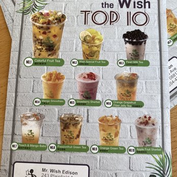 Mr. Wish - Edison - Bubble Tea Near Me - Edison, New Jersey