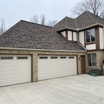 Saranac Garage Door - 1) Long Raised Panel. Almond. Prairie Windows. - Garage Door Services Near Me - Fairview Park, Ohio Saranac Garage Door - 1) Long Raised Panel. Almond. Prairie Windows. - Garage Door Services Near Me - Fairview Park, Ohio
