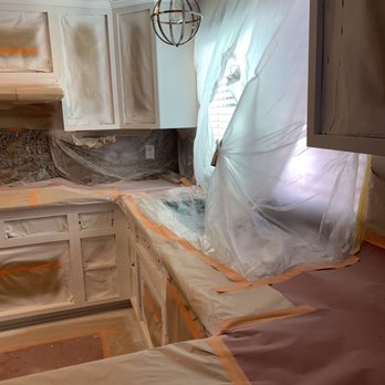 Ocean Lane Interiors - Did such a great job protecting the areas of our kitchen not being painted. - Interior Design Near Me - San Juan Capistrano, California