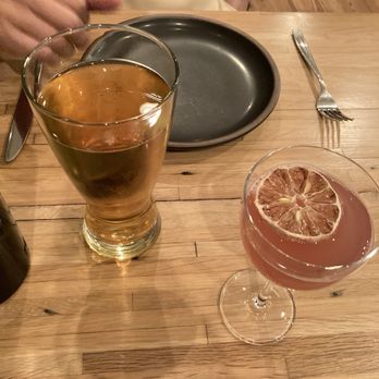 Husk - Cider and Mockingbird mocktail - American Near Me - Charleston, South Carolina