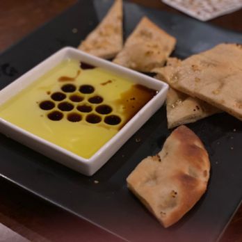 The Vine at 119 - Garlic bread with balsamic and oil - Wine Bars Near Me - Ennis, Texas The Vine at 119 - Garlic bread with balsamic and oil - Wine Bars Near Me - Ennis, Texas