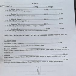Dog Tag Cafe - Menu