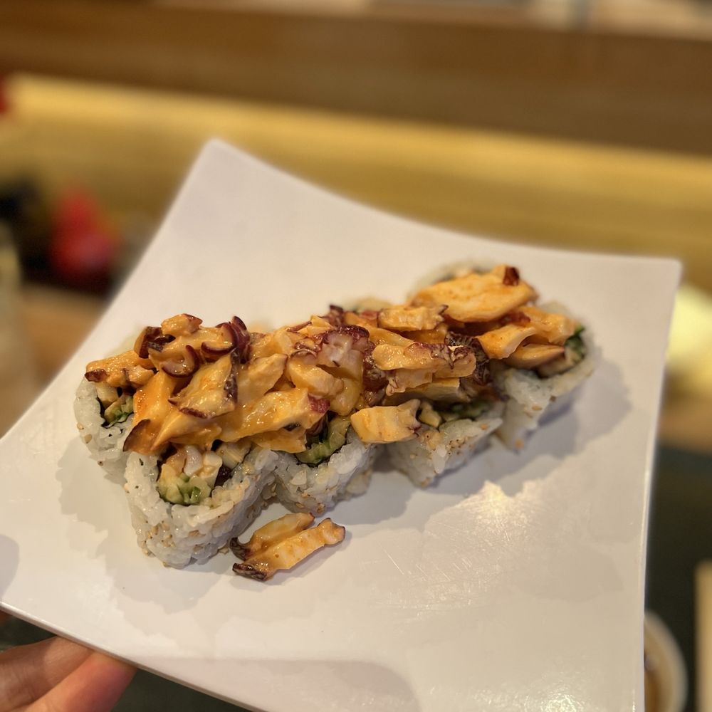 Sushi Sen - Spicy Tako Roll - Sushi Bars Near Me - Scottsdale, Arizona Sushi Sen - Spicy Tako Roll - Sushi Bars Near Me - Scottsdale, Arizona