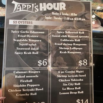 Tappi Sushi Lounge - Sushi Bars Near Me - La Mesa, California Tappi Sushi Lounge - Sushi Bars Near Me - La Mesa, California