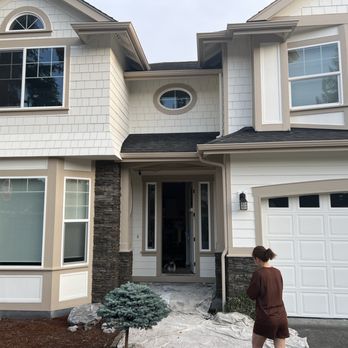 Painting Solution Contractors - Exterior front painted - main and trim. - Painters Near Me