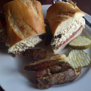 Chambers Walk Cafe & Catering - Tarragon Chicken Salad on Baguette - New American Near Me - Lawrenceville, New Jersey