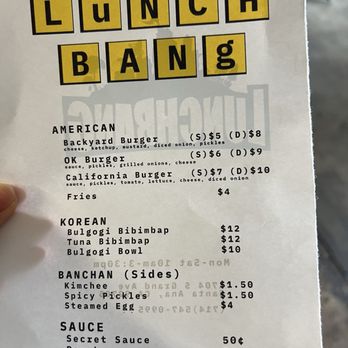 Lunch Bang - Menu - Korean Near Me - Santa Ana, California Lunch Bang - Menu - Korean Near Me - Santa Ana, California