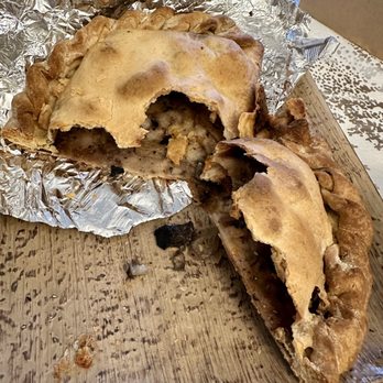 Cornish Pasty - Vegi-Oggie insides scraped out into my soup. - Pubs Near Me - Boulder City, Nevada