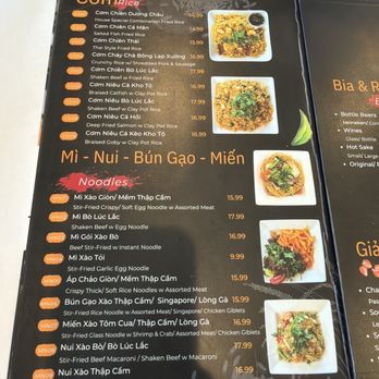 Bien Hen Restaurant - The menu - Seafood Near Me - Westminster, California