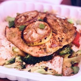 Salmon Coconut Fried Rice