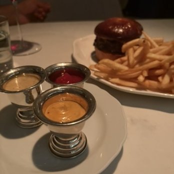 Camphor - burger and sauce trio - French Near Me - Los Angeles, California Camphor - burger and sauce trio - French Near Me - Los Angeles, California