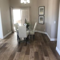 The vinyl is an upgrade to the carpet I had before.