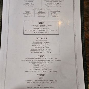 Jeremiah's Restaurant - Actual menu today - American Near Me - Mystic, Connecticut