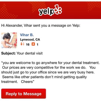 Premier Dental Group - Direct message from a doctor/staff regarding my honest review. - General Dentistry Near Me - Los Angeles, California Premier Dental Group - Direct message from a doctor/staff regarding my honest review. - General Dentistry Near Me - Los Angeles, California