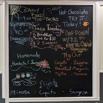 Breakfast Bar - This is an Indoor Specials Board on the wall to the left.  Photo taken April 5, 2026. - Breakfast & Brunch Near Me - Virginia Beach, Virginia