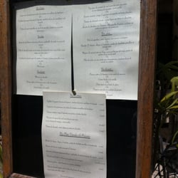 Côté Place - Menu
