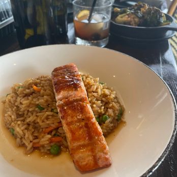 The Lodge Annapolis - Salmon and fried rice - American Near Me - Annapolis, Maryland