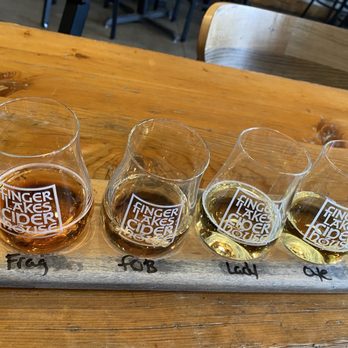 Finger Lakes Cider House - Sweet flight (cider) - Cideries Near Me - Interlaken, New York
