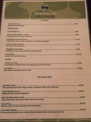 Menu photo 2 Strathmore Local Wellington, WGN Menu photo 2 Strathmore Local Wellington, WGN