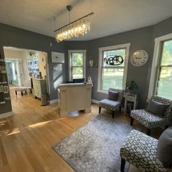 Persona Salon & Spa - Our warm and inviting waiting area with an abundant amount of natural light.