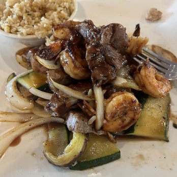 Osaka Hibachi & sushi - Hibachi Beef and Shrimp with fried rice - Japanese Near Me - Alvin, Texas