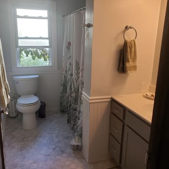 Advanced Plumbing Systems - new bathroom - Advanced Plumbing and Renew Construction did a great job.  Vanity from Gerhard's. - Plumbing Near Me - La Crosse, Wisconsin