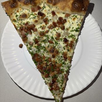 Ceres - White pizza slice - Pizza Near Me - New York, New York