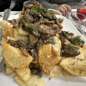 Cafe Euroasia - Crispy potatoes and mushrooms covered in fresh dill. - Cafes Near Me - Brooklyn, New York Cafe Euroasia - Crispy potatoes and mushrooms covered in fresh dill. - Cafes Near Me - Brooklyn, New York