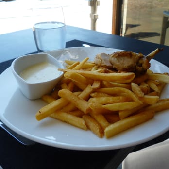 Scandic Front Restaurant - Danish Chicken Breast with Cream Sauce and Fries - Cafes Near Me - Copenhagen, 84