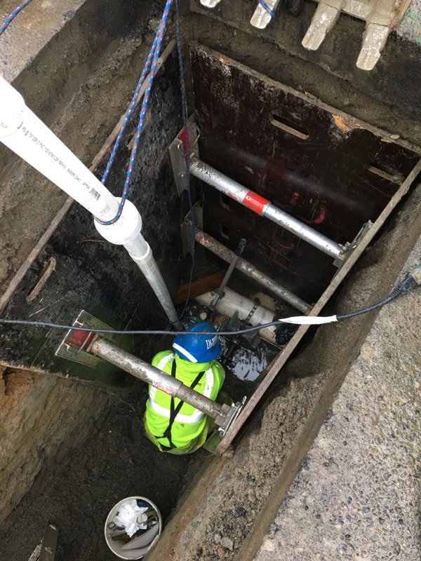 Slide of Integrity Sewer and Excavation